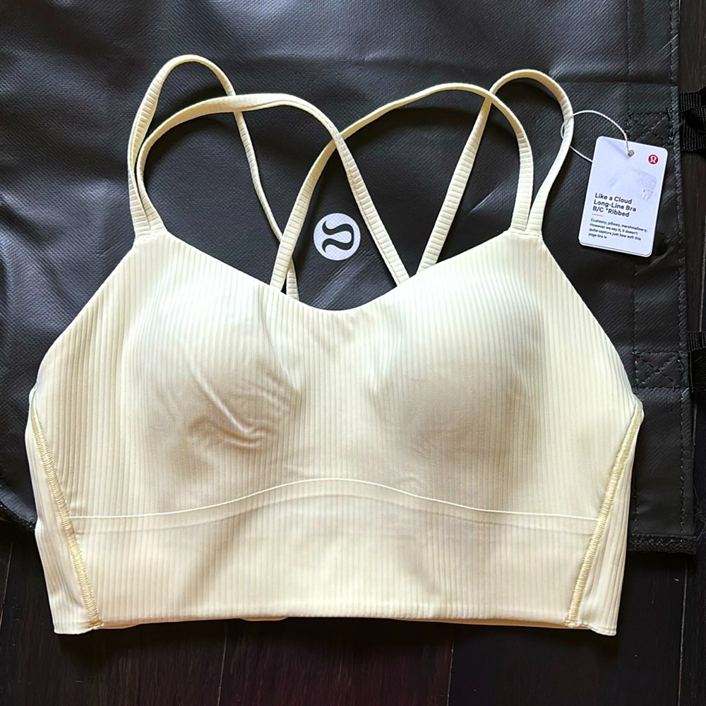 lululemon athletica Yellow Sports Bra